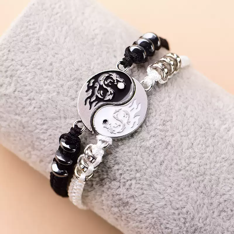Yin Yang Braided Bracelet - Daily Energy Protective Shield Against Negative Vibes