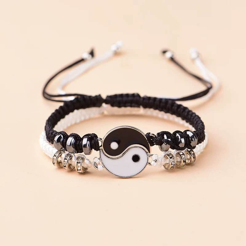Yin Yang Braided Bracelet - Daily Energy Protective Shield Against Negative Vibes