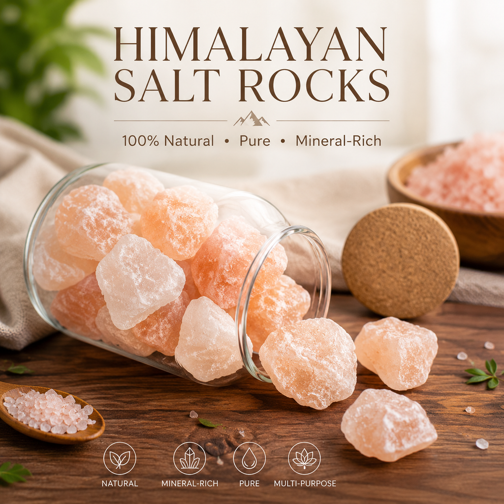 Large Crystal Himalayan Pink Salt Jar for Home Energy Cleansing