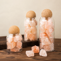 Large Crystal Himalayan Pink Salt Jar for Home Energy Cleansing