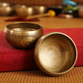 Handmade Nepalese Tibetan Singing Bowl Set for Meditation & Sound Healing