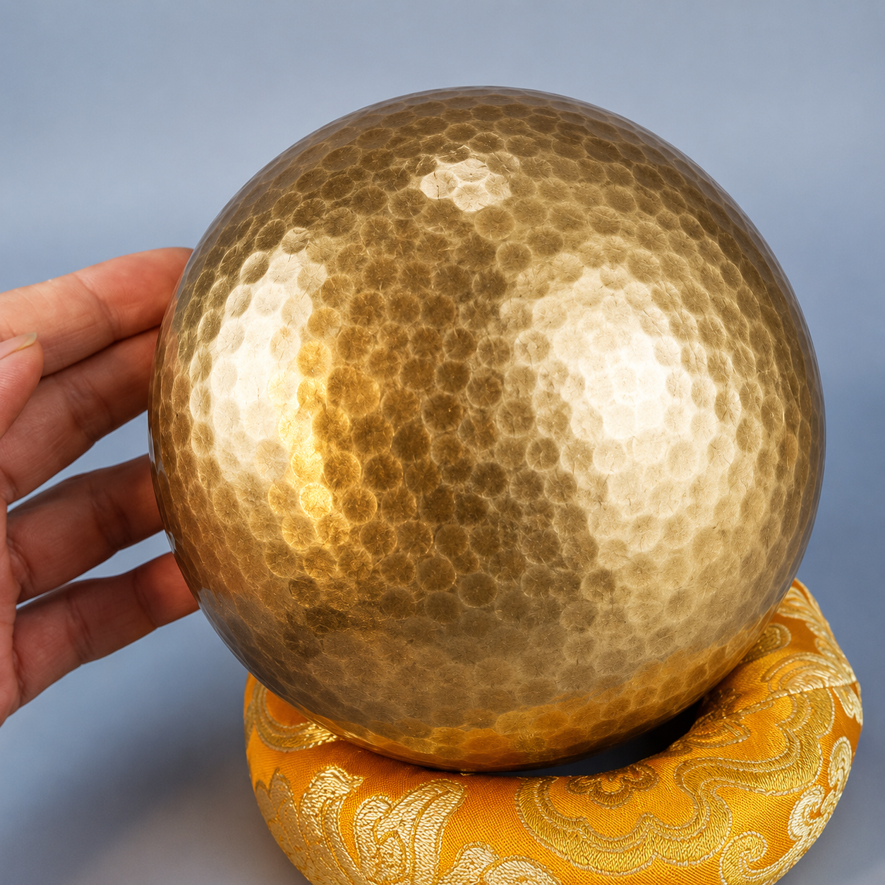 Traditional Tibetan Singing Bowl Set for Meditation, Yoga & Sound Healing