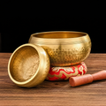 Traditional Tibetan Singing Bowl Set for Meditation, Yoga & Sound Healing