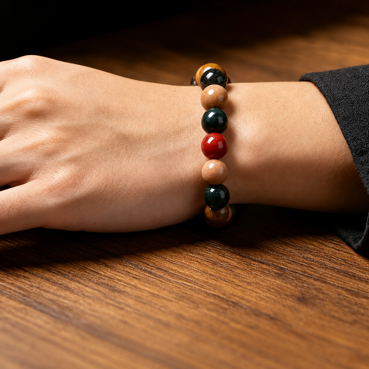 Ancient Herbal Aromatic Beads Bracelet - Five Elements Balancing & Spiritual Healing Amulet Jewelry