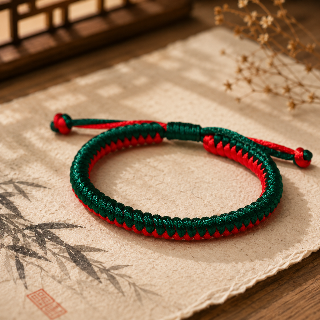 Eastern Vajra Knot Bracelet - Infinite Energy Protective Shield Cord