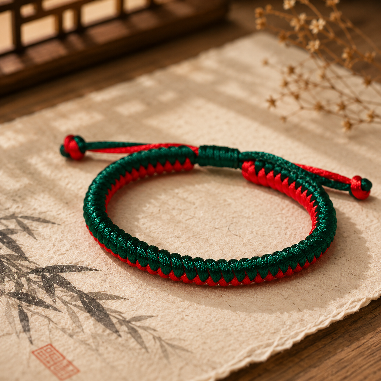 Eastern Vajra Knot Bracelet - Infinite Energy Protective Shield Cord