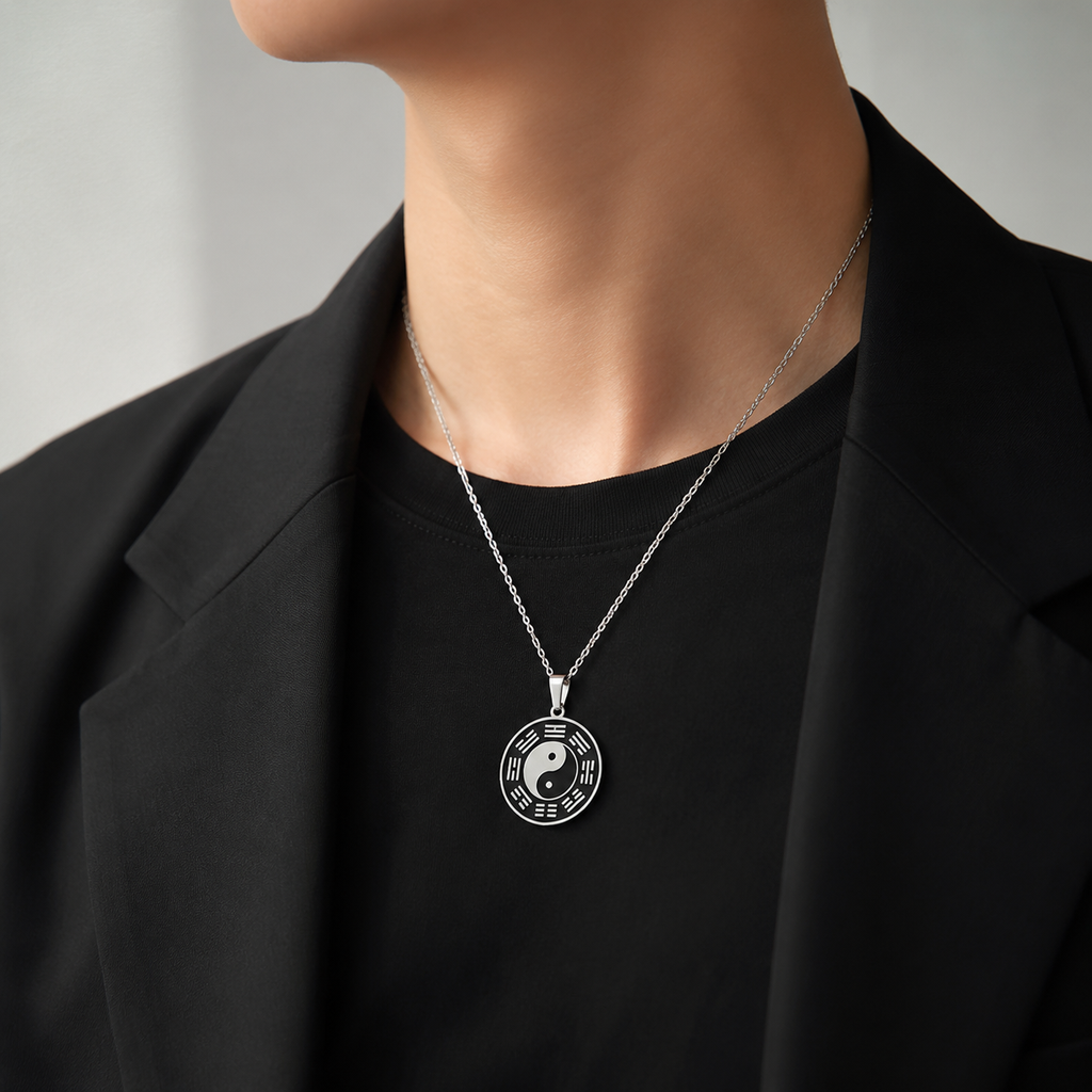 Double-Sided Yin Yang Necklace - Protection Shield Against Negative Energy