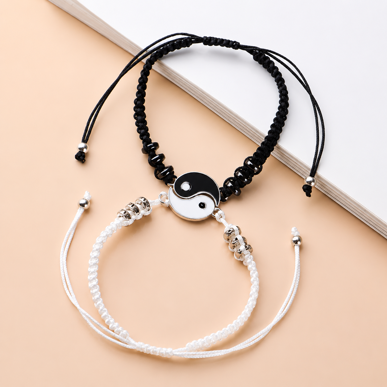 Yin Yang Braided Bracelet - Daily Energy Protective Shield Against Negative Vibes