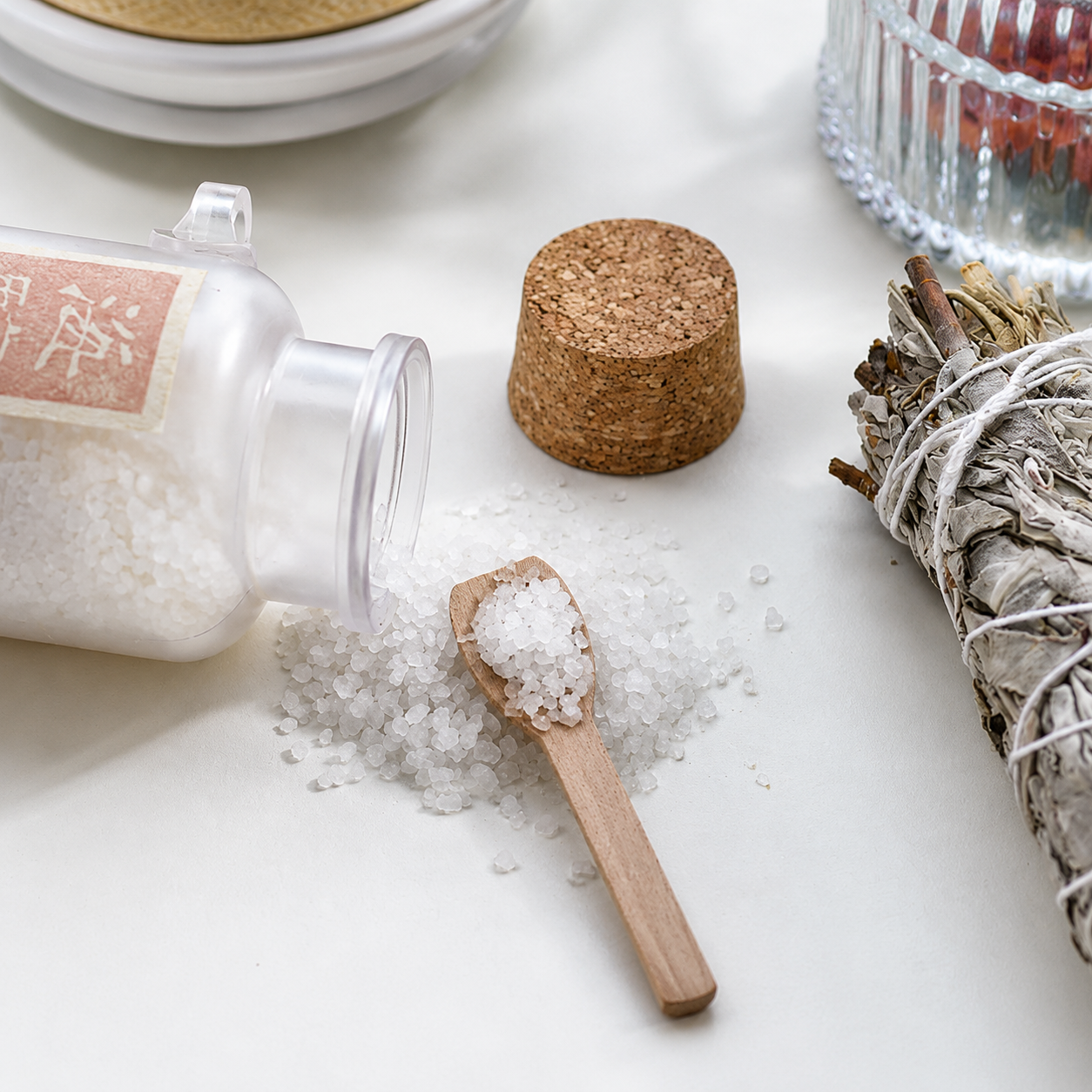 Natural Coarse Sea Salt for Crystal Cleansing & Space Purification